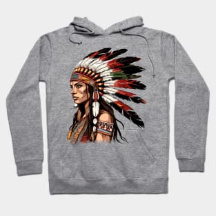 Native American Girl Hoodie